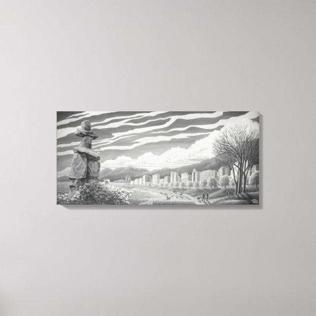 Vancouver Art-utskrifter Vancouver-utskrifter Canvastryck (Framsida)