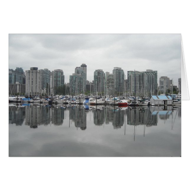 Vancouver, B.C. Kanada Hälsningskort (Framsidan Horizontal)