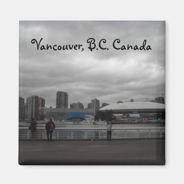 Vancouver, B.C. Kanada Magnet (Framsidan)