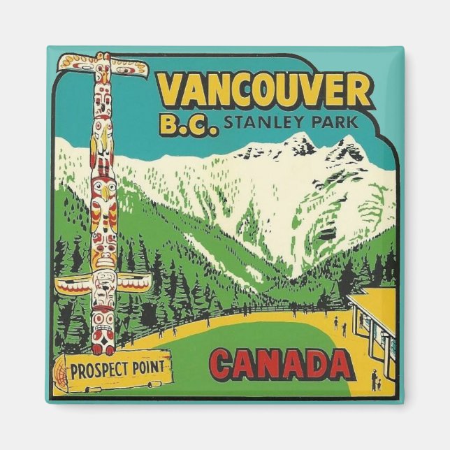 Vancouver B.C. Magnet (Framsidan)