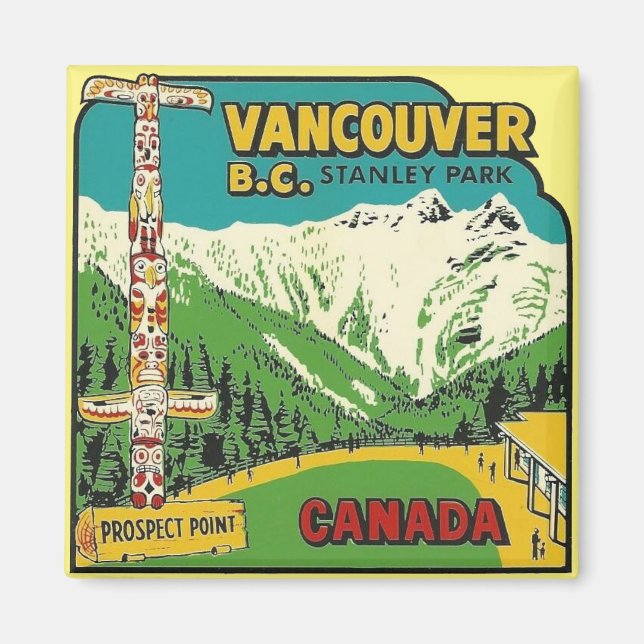 Vancouver B.C. Magnet (Framsidan)