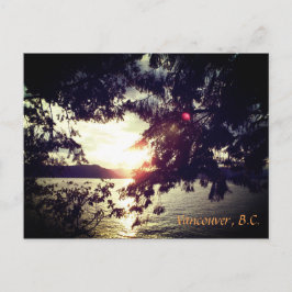 Vancouver, B.C. Solnedgång Vykort