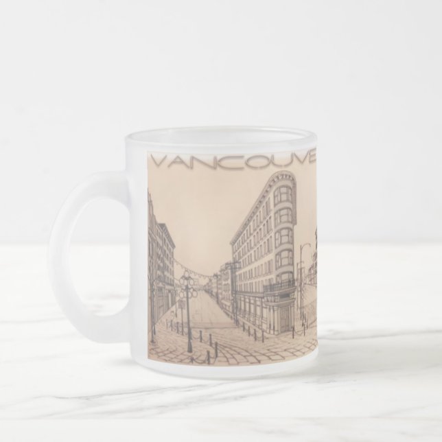 Vancouver BC Canada Beer Mugg & Frosted Glasses (Vänster)