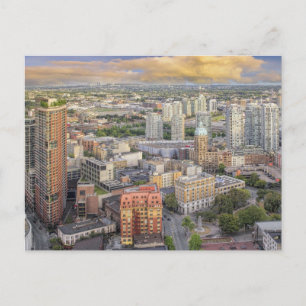 Vancouver BC Canada Downtown Cityscape Postcard Vykort