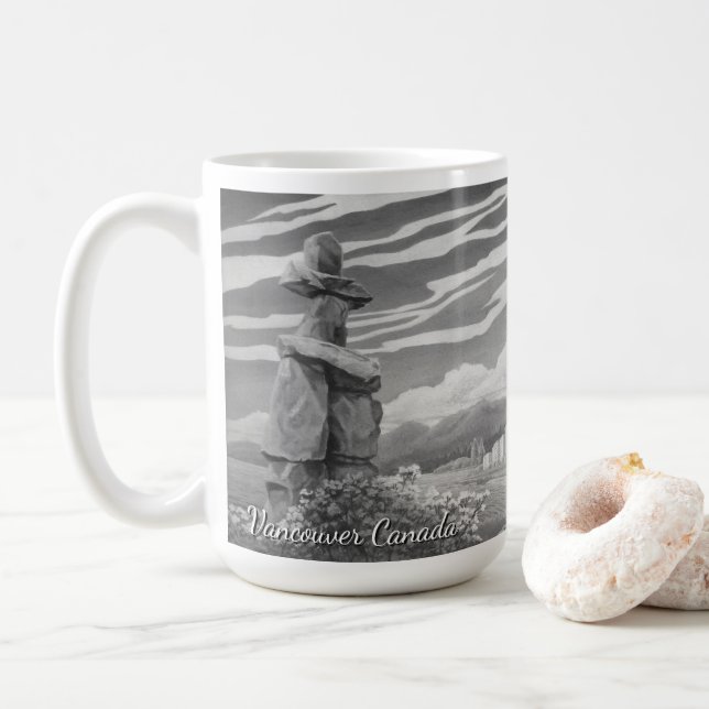 Vancouver BC Canada Kaffe koppar Mugg & Glasses (Med munk)