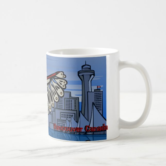Vancouver BC Canada Kaffe koppar Mugg & Glasses (Höger)