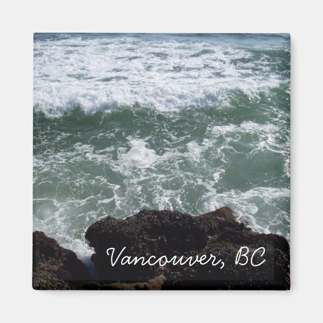 Vancouver, BC Fridge Magnet (Framsidan)