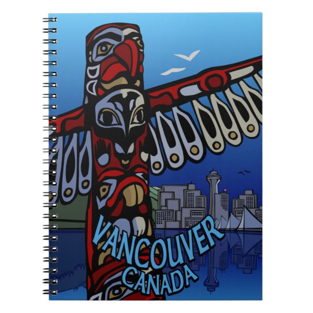 Vancouver BC Journal Anpassningsbar Vancouver bärb Anteckningsbok (Framsidan)