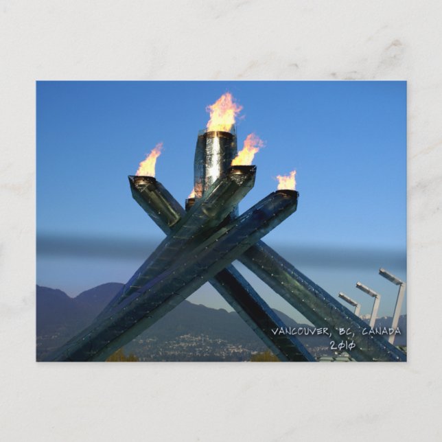 Vancouver BC Kanada 2010 Vykort (Framsida)