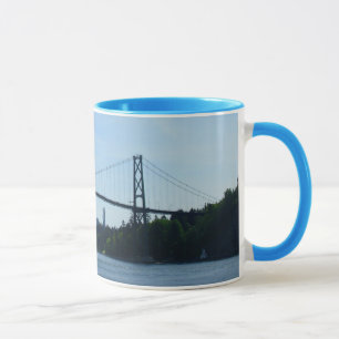Vancouver BC Kanada Muggar Koppar & Frostade Glas