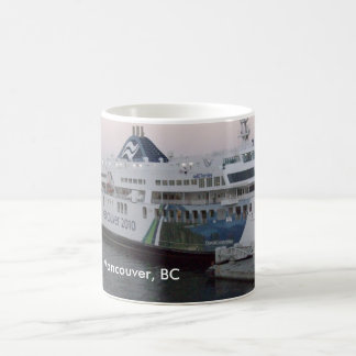 Vancouver BC kopp för färjasouvenirkaffe