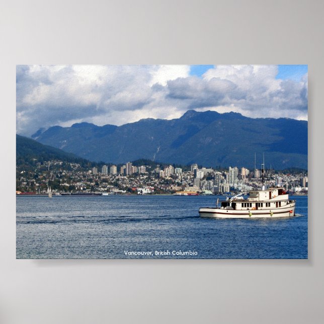 Vancouver, BC Poster (Framsidan)