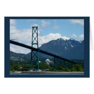 Vancouver BC Souvenir Cards Landmark Cards Anpassn Hälsningskort