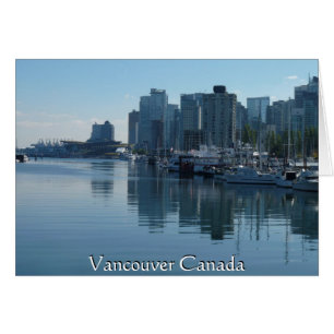 Vancouver BC Souvenir-kort Personlig Vancouver Hälsningskort