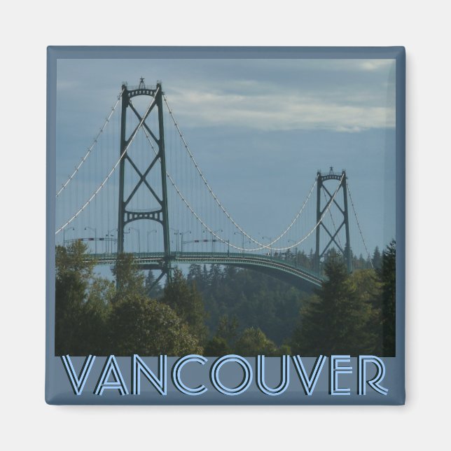 Vancouver BC Souvenir Magnets Vancouver Gifts Magnet (Framsidan)