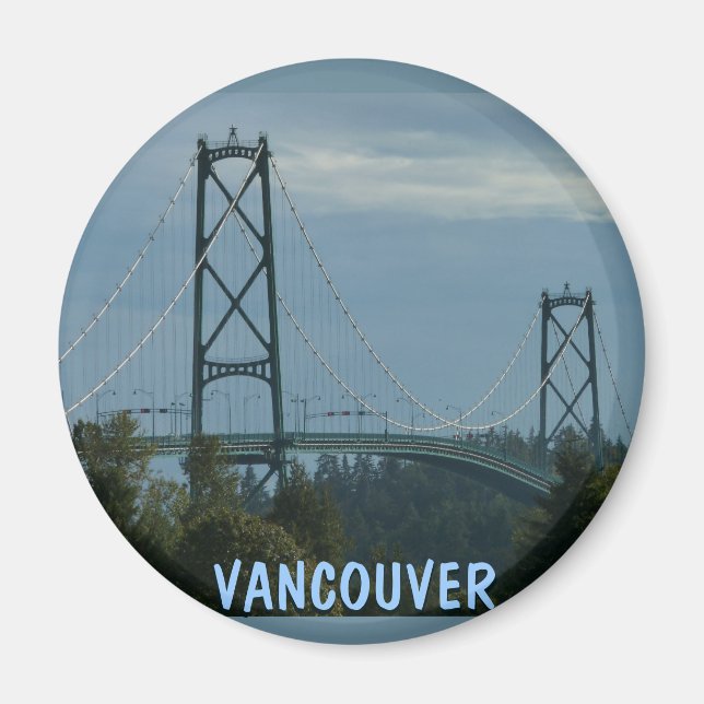 Vancouver BC Souvenir Magnets Vancouver Gifts Magnet (Framsidan)