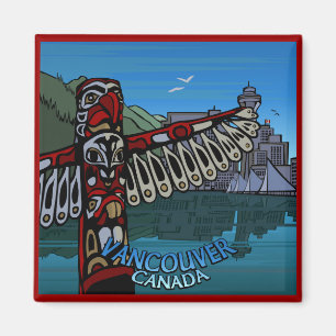 Vancouver BC Souvenir Magnets Vancouver Gifts Magnet