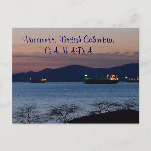 Vancouver, British Columbia, CANADA Vykort (Framsida)