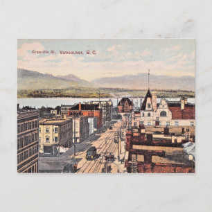 Vancouver, British Columbia, Kanada 1908 Vintage Vykort