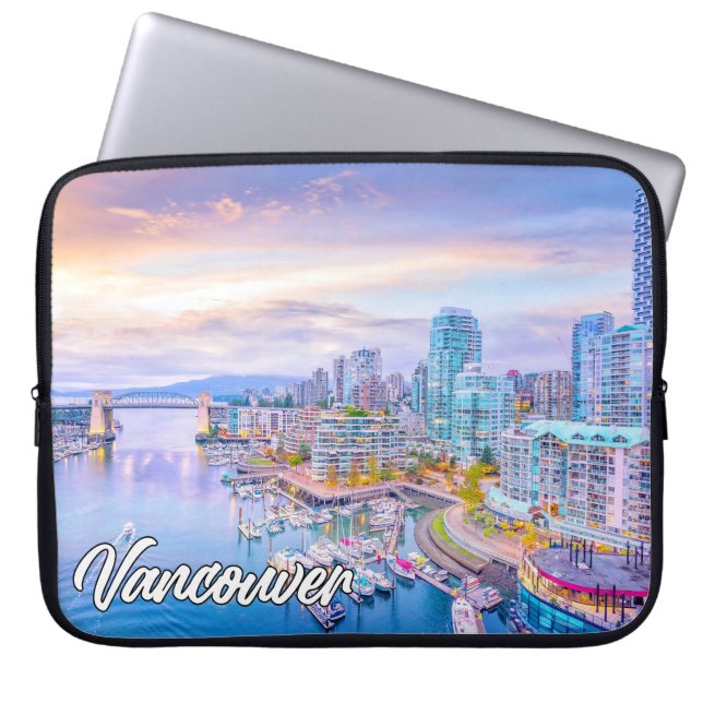 Vancouver, British Columbia, Kanada Laptop Fodral (Framsidan)