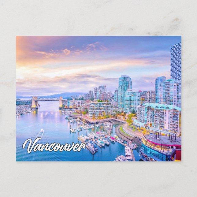 Vancouver, British Columbia, Kanada Vykort (Framsida)