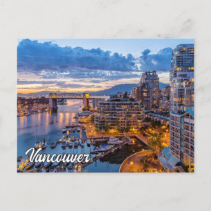 Vancouver, British Columbia, Kanada Vykort