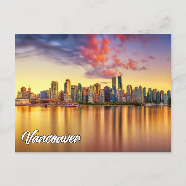 Vancouver, British Columbia, Kanada Vykort (Framsida)