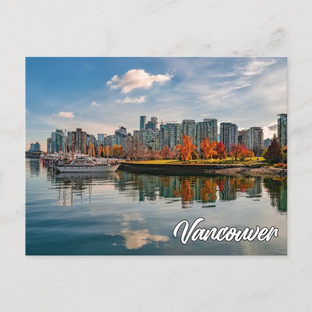 Vancouver, British Columbia, Kanada Vykort (Framsida)