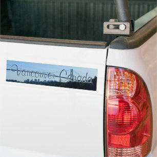 Vancouver Bumper Sticker Vancouver Souvenir Gifts Bildekal