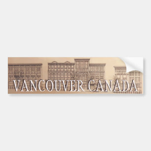 Vancouver Bumper Sticker Vancouver Souvenir Gifts Bildekal