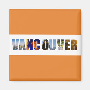 Vancouver Canada City Travel Foton Magnet
