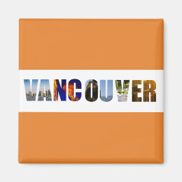 Vancouver Canada City Travel Photos Magnet