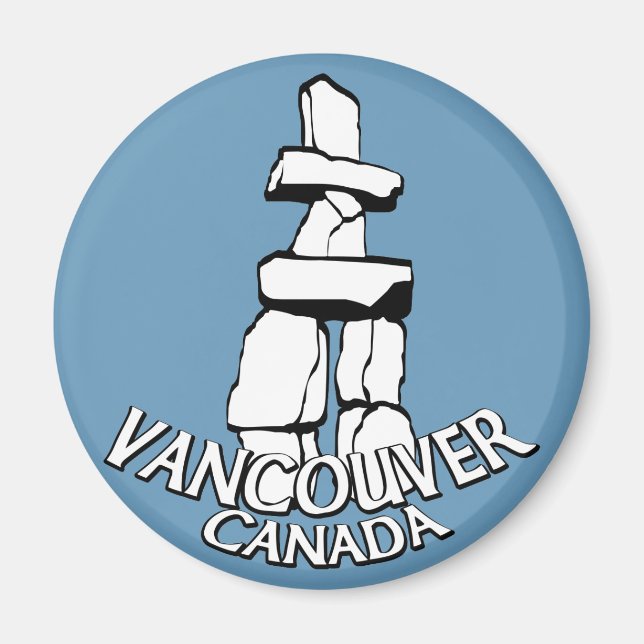 Vancouver Canada Fridge Magnets Souvenir Magnet (Framsidan)