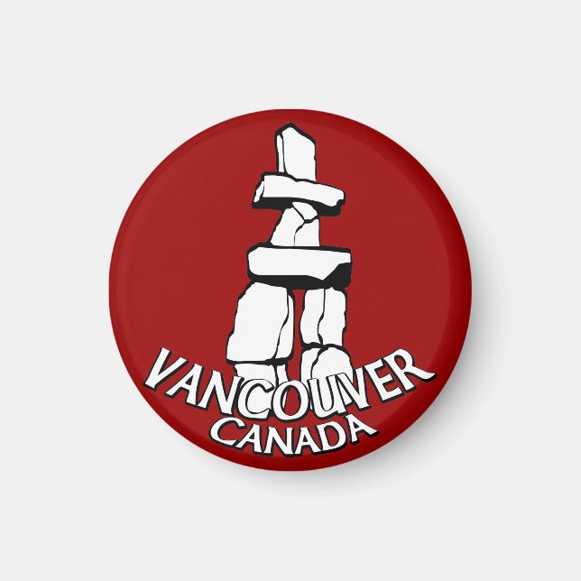 Vancouver Canada Fridge Magnets Souvenir Magnet (Framsidan)