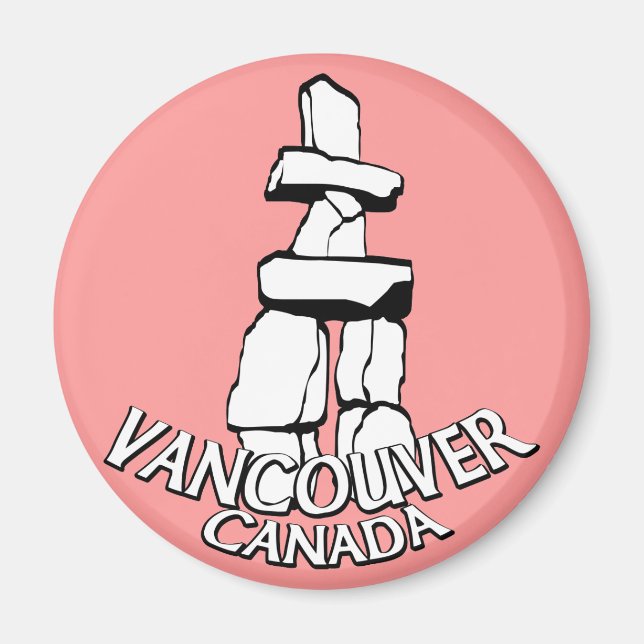 Vancouver Canada Fridge Magnets Souvenir Magnet (Framsidan)