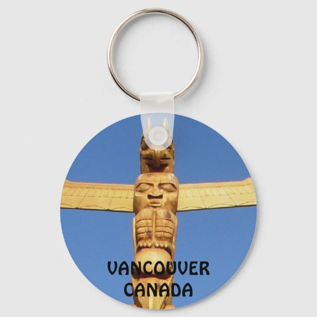Vancouver Canada Nyckelring Vancouver Souvenirs (Framsida)