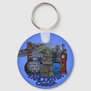 Vancouver Canada Nyckelring Vancouver Souvenirs