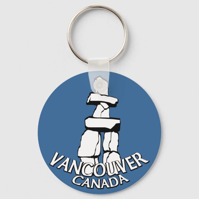 Vancouver Canada Nyckelring Vancouver Souvenirs (Framsida)