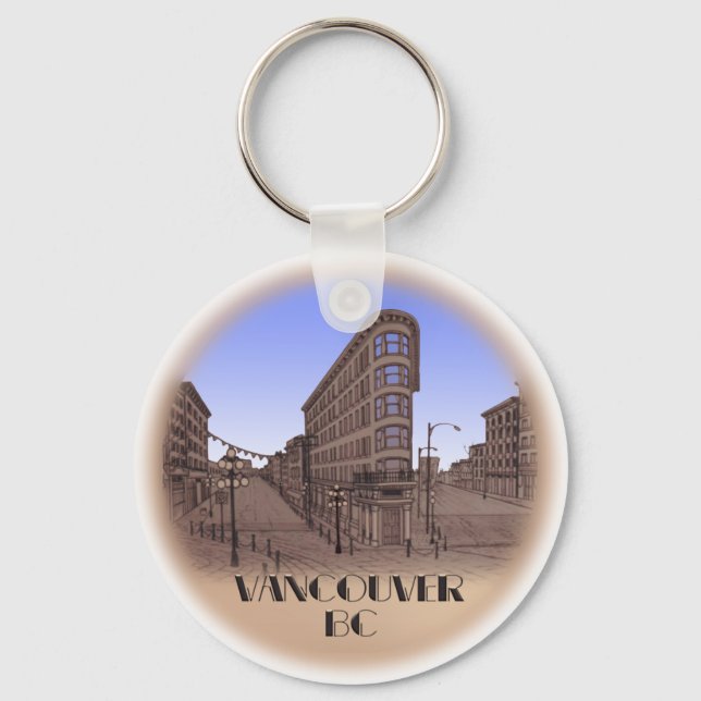 Vancouver Canada Nyckelring Vancouver Souvenirs (Framsida)