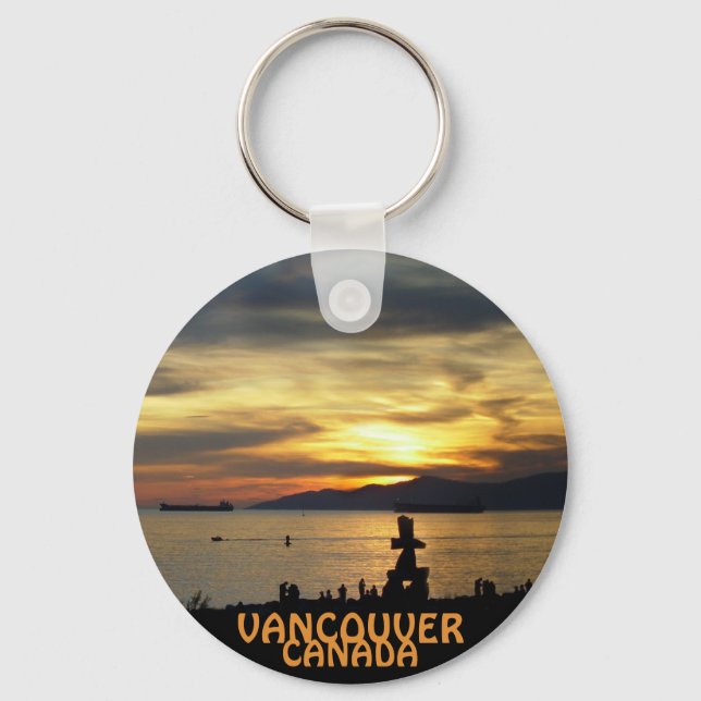 Vancouver Canada Nyckelring Vancouver Souvenirs (Framsida)