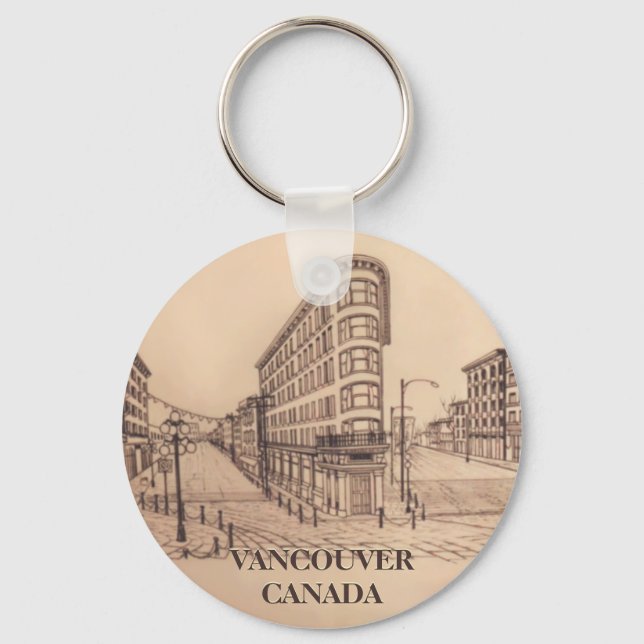 Vancouver Canada Nyckelring Vancouver Souvenirs (Framsida)