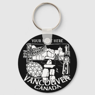 Vancouver Canada Nyckelring Vancouver Souvenirs