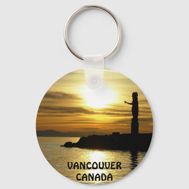 Vancouver Canada Nyckelring Vancouver Souvenirs (Framsida)