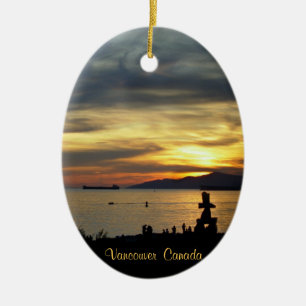 Vancouver Canada Ornament Anpassningsbar Vancouver