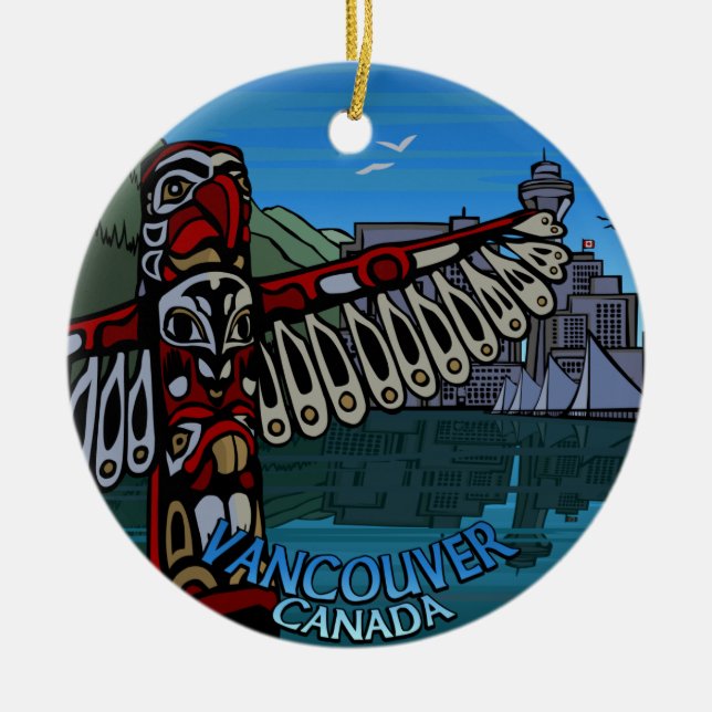 Vancouver Canada Ornament Personized Vancouver (Framsidan)