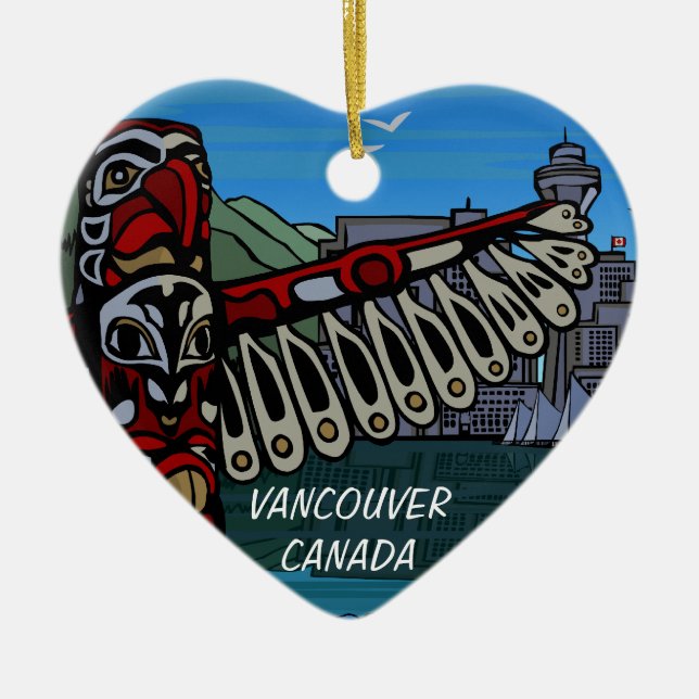 Vancouver Canada Ornament Personized Vancouver (Framsidan)