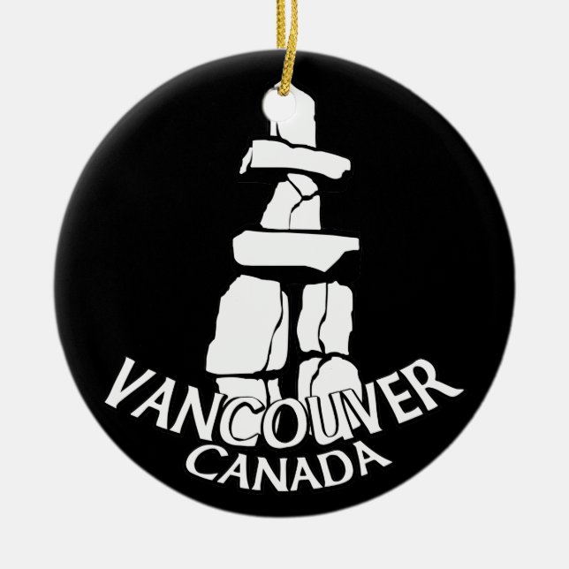Vancouver Canada Ornament Souvenir Dekoration (Framsidan)