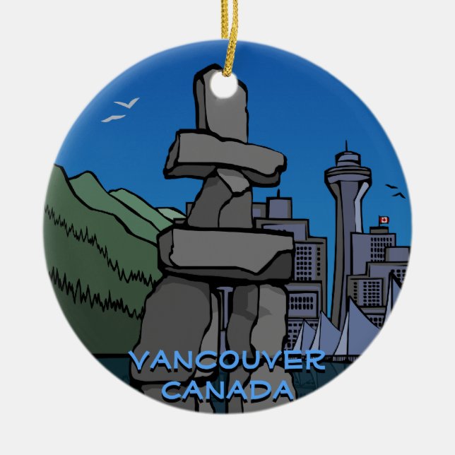 Vancouver Canada Ornament Vancouver Souvenirs (Framsidan)