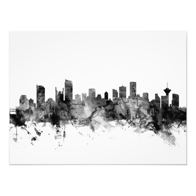 Vancouver Canada Skyline Fototryck (Framsidan)
