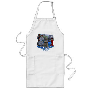 Vancouver Canada Souvenir Apron & Cooking Gifts Långt Förkläde